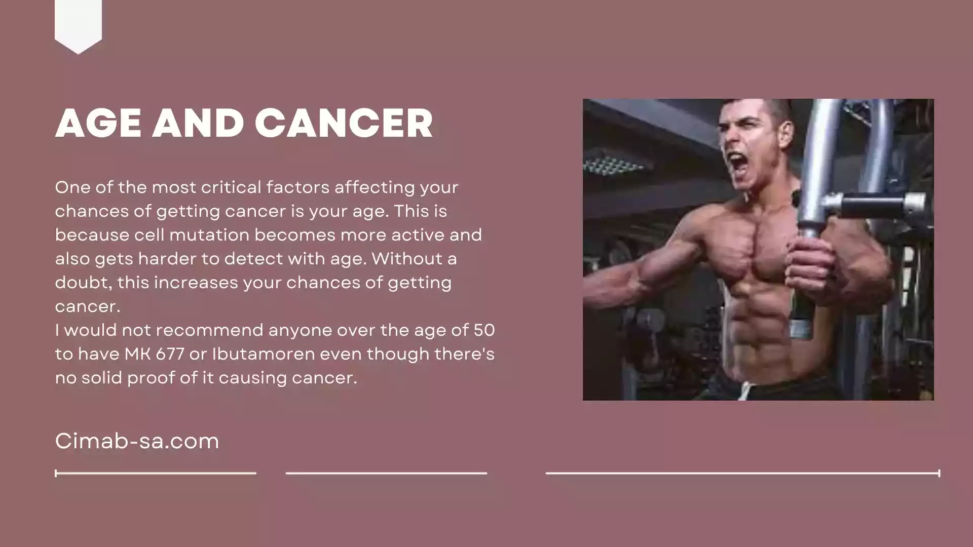 Idade e câncer